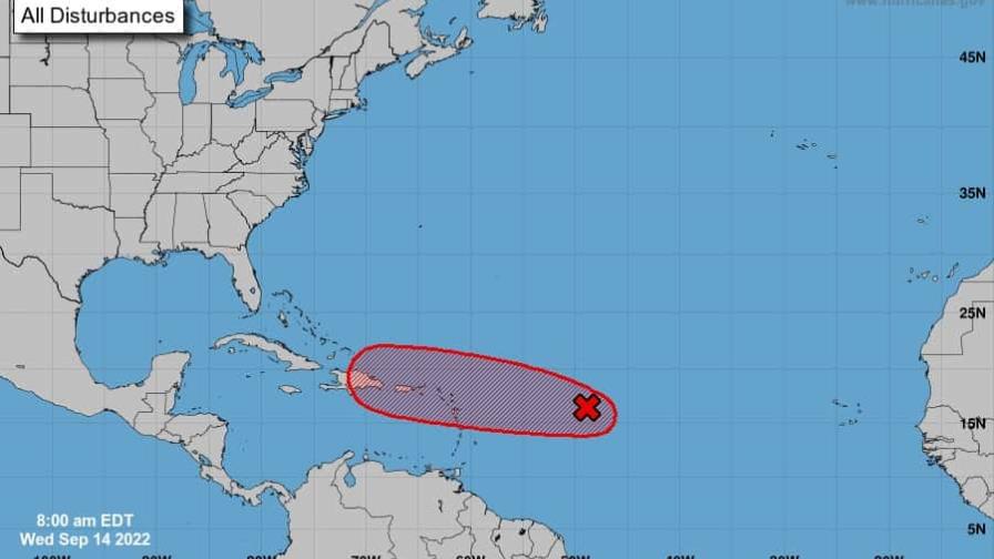 Zona de disturbio aumenta a 70 % la probabilidad de ser ciclón y se acercará al mar Caribe