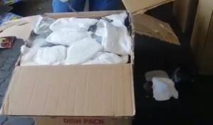Ocupan 220 paquetes de marihuana sintética en un tanque que llegó al puerto de Haina