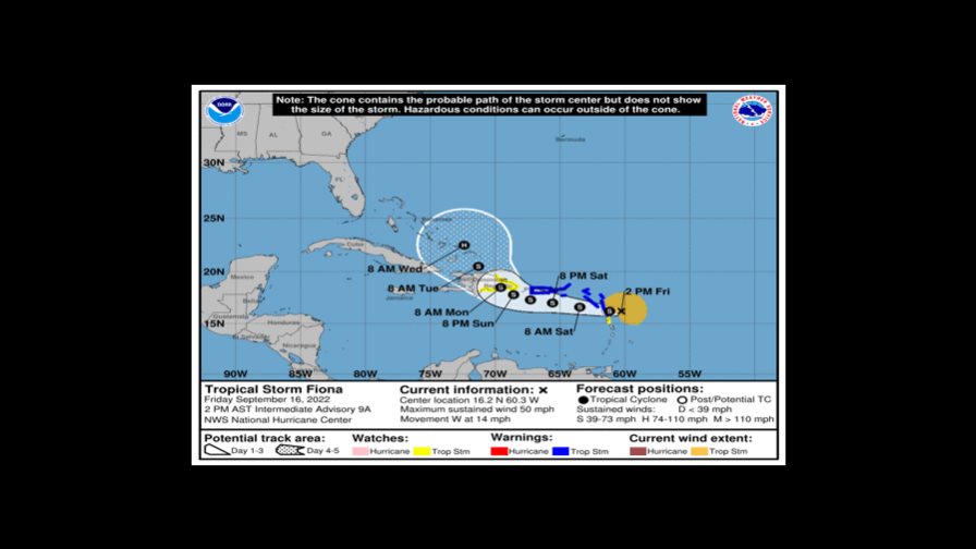 El COE sugiere posponer inicio de año escolar por tormenta Fiona