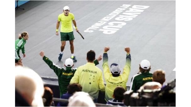 Estados Unidos gana y es líder de grupo en la Copa Davis