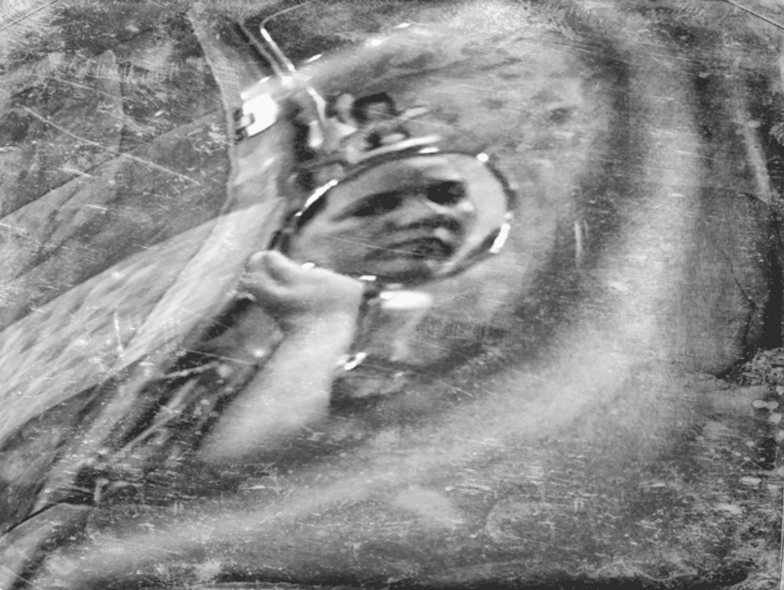 Una de las obras de la serie Salón de los espejos, que presenta la fotógrafa criolla Carmen Inés Bencosme en el Museo de Arte Moderno, dentro del festival Photoimagen.