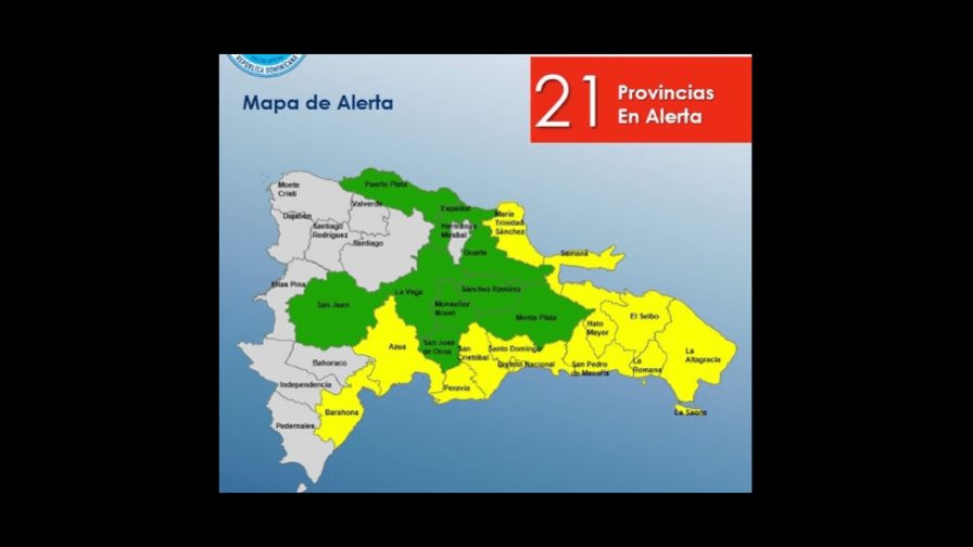 República Dominicana tiene 21 provincias bajo alerta meteorológica ante paso de la tormenta Fiona
