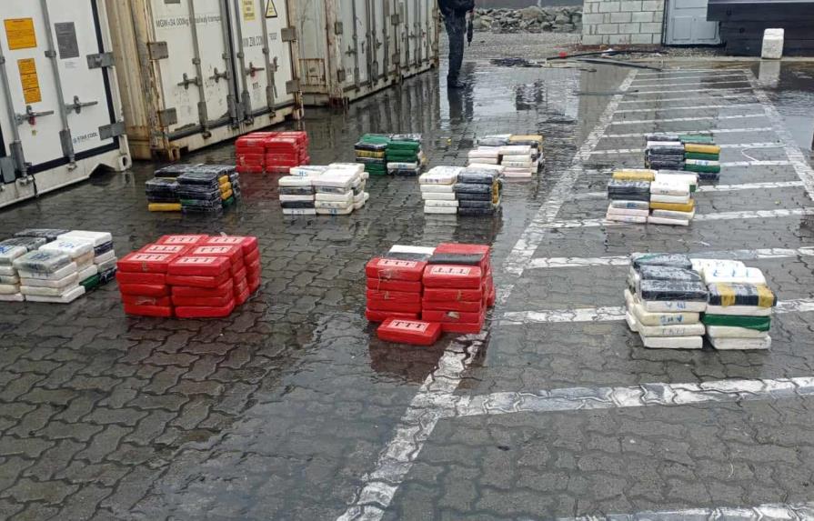 DNCD decomisa 359 paquetes de droga que serían enviados a Francia en contenedor
