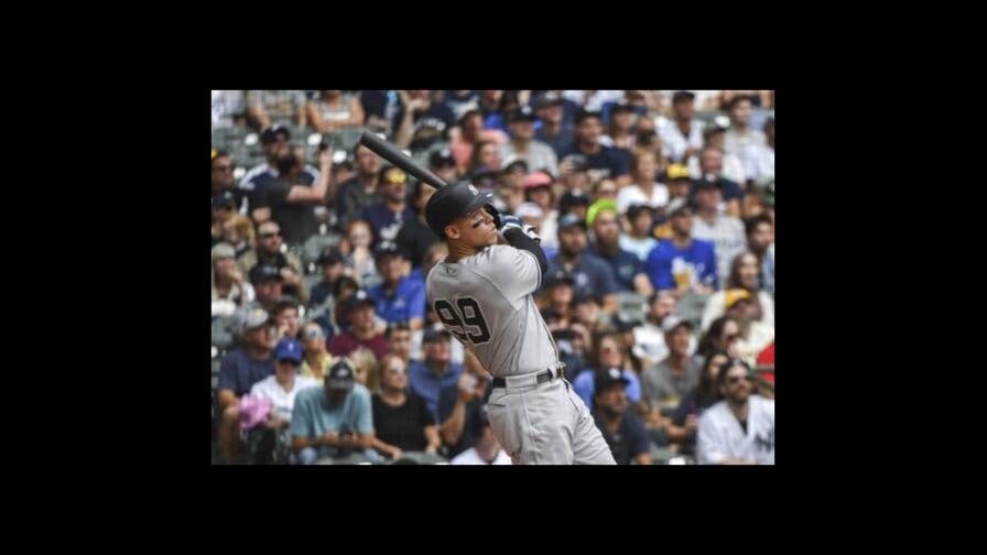 Judge llega a 58 jonrones, está a 3 del récord de la AL