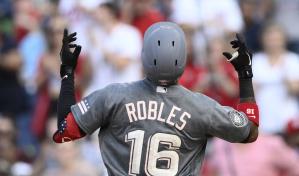 Thomas batea 1 de 4 jonrones de Nacionales ante Marlins