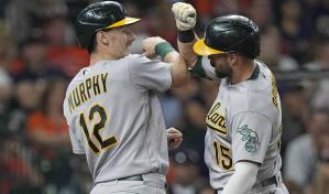 Brown empuja 4; Atléticos remontan ante Astros