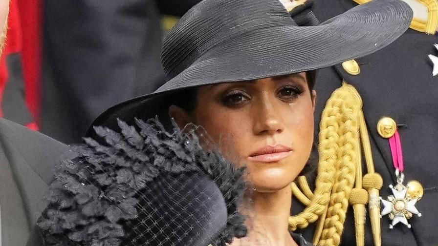 Meghan Markle llora en el funeral de la reina Isabel II Meghan Markle llora en el funeral de la reina Isabel II