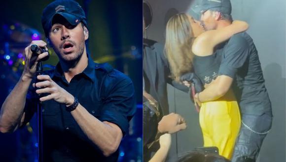 Video | Fanática le roba beso a Enrique Iglesias y la seguridad tiene que intervenir