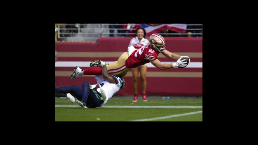 49ers ganan a Seahawks; Garoppolo sustituye a Lance por lesión