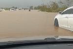Se desborda el río Yuma en la Autovía del Este Se desborda el río Yuma en la Autovía del Este