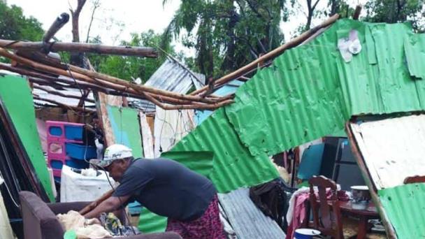 Huracán Fiona destruye varias viviendas en El Seibo