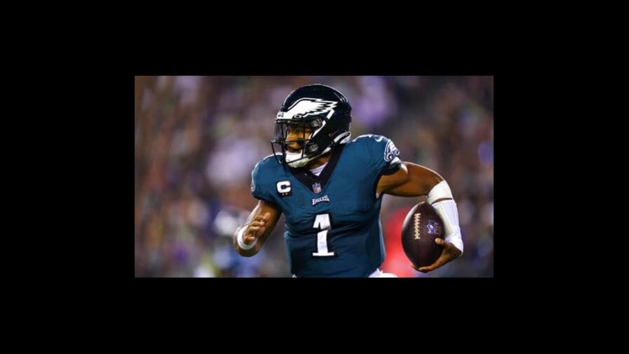 Hurts deslumbra y apabulla a los Vikings Hurts deslumbra y apabulla a los Vikings