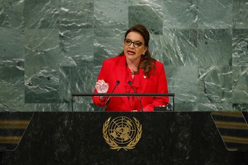 Presidenta Xiomara Castro en la ONU: Hondureños emigran por dictadura
