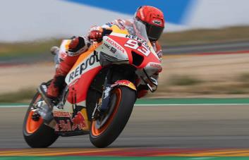 Marc Márquez: Me siento bien físicamente después de Aragón
