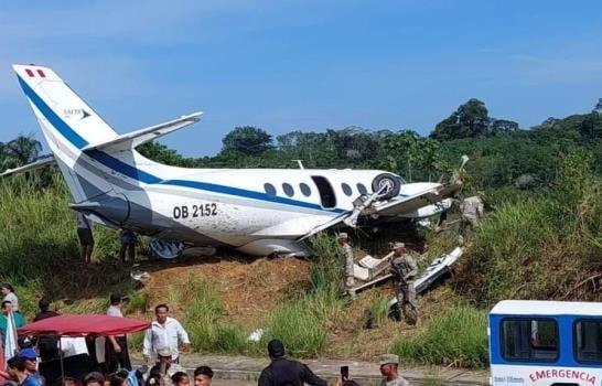 Un muerto y 15 heridos deja accidente de avioneta en la Amazonía de Perú