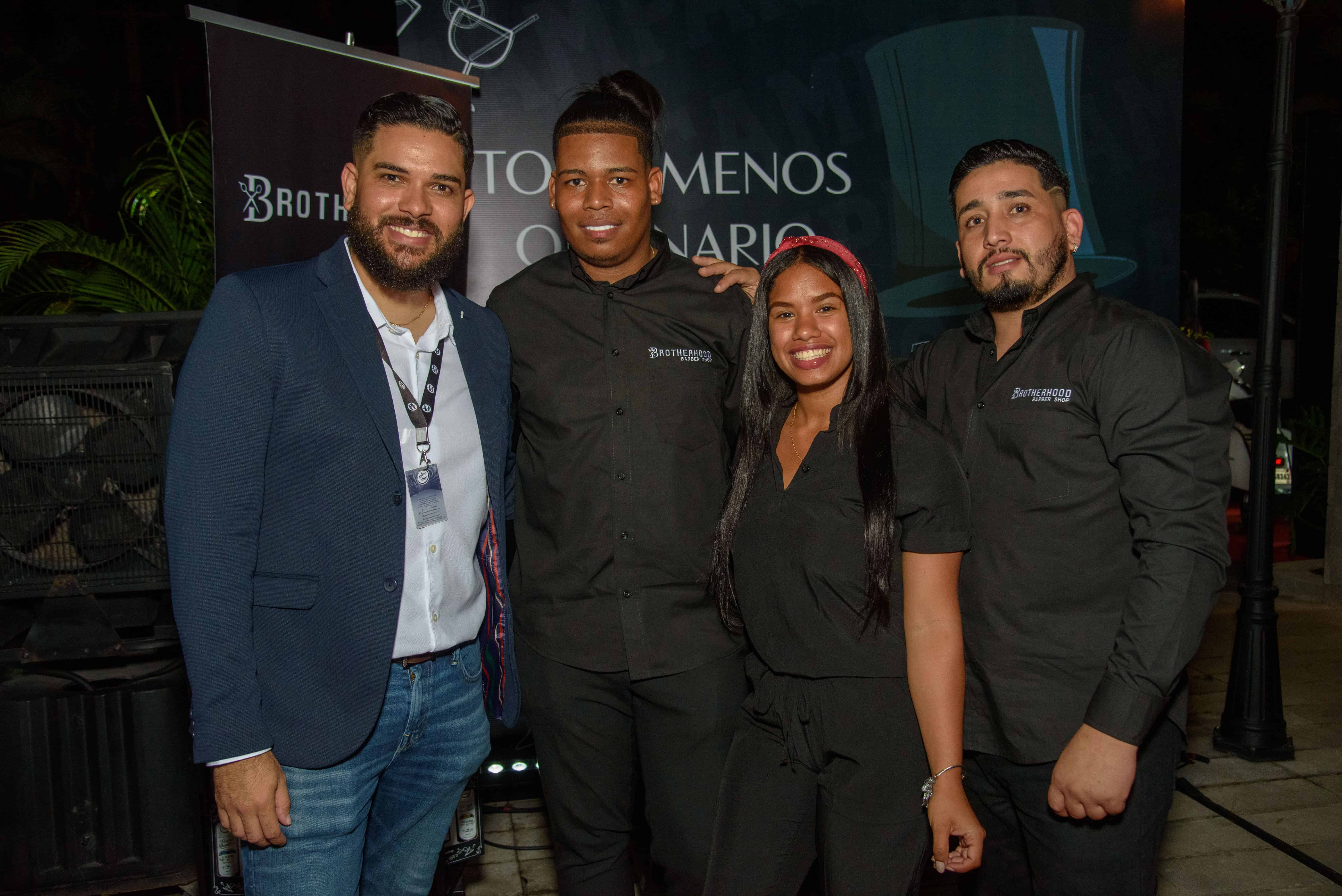 Frank Liberatore, Alan Ramírez, Nayellis Peralta y Deyvi Marte.