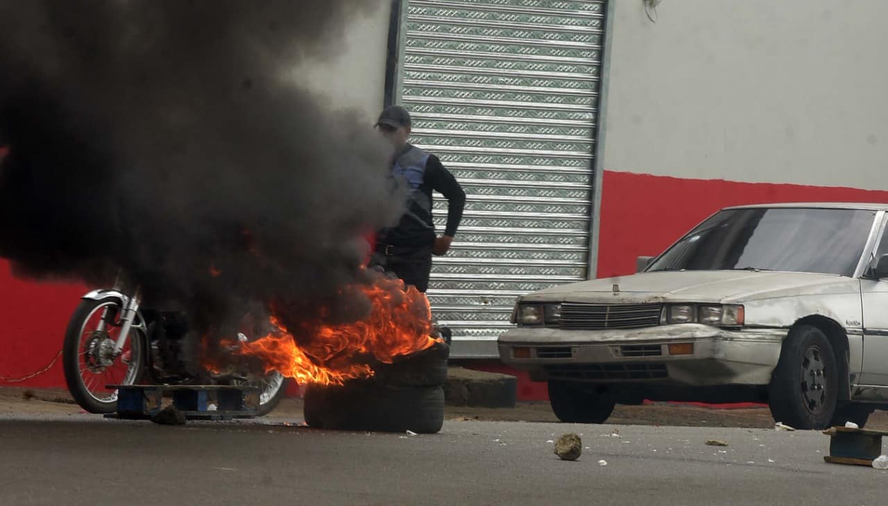 Imagen de la protesta 