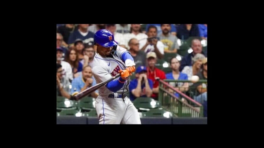 Con grand slam de Lindor, los Mets remontan ante Cerveceros Con grand slam de Lindor, los Mets remontan ante Cerveceros