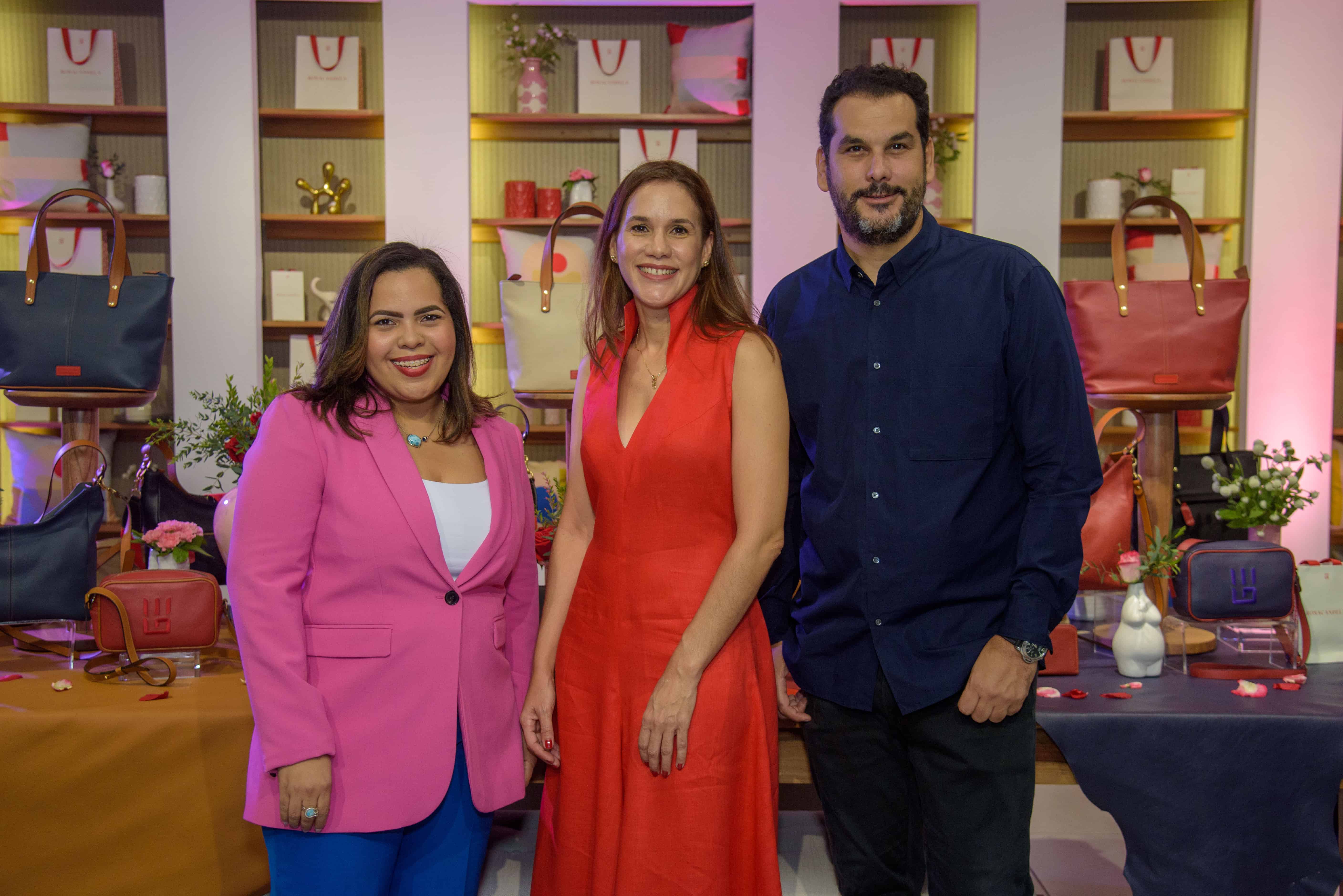 Marielle Araujo, Eunice Gómez y Freddy Jana.