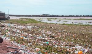 Mar Caribe se llena de residuos tras el paso de Fiona
