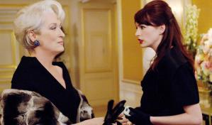 Anne Hathaway recreó El Diablo viste a la Moda