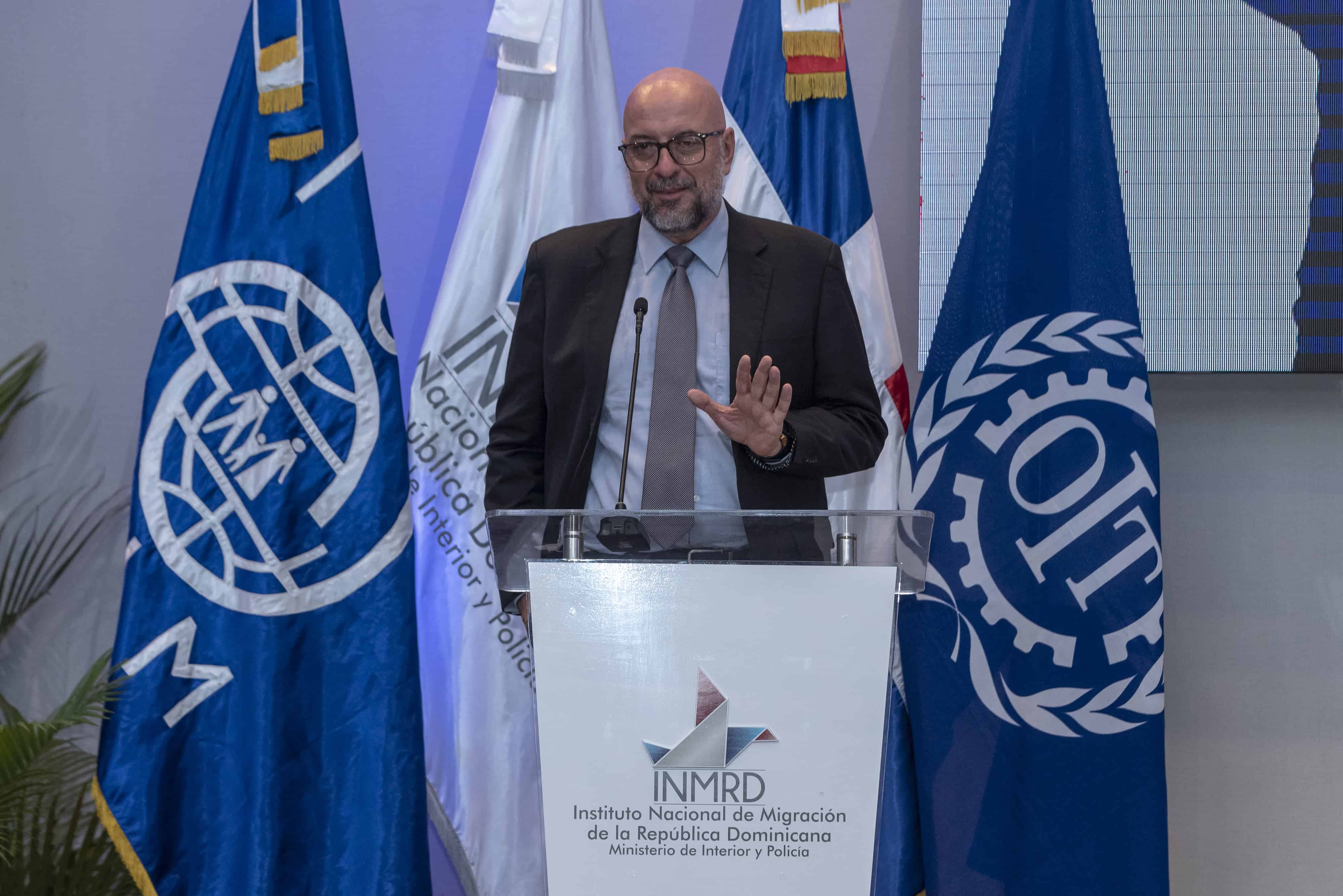 Josué Gastelbondo, jefe de misión de la Organización Internacional para las Migraciones (OIM) de la República Dominicana.