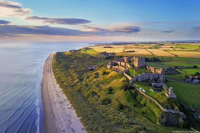 Castillos del Reino Unido amenazados con derrumbarse por la erosión de la costa