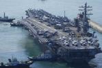 Portaaviones de EEUU llega a Corea del Sur para iniciar ejercicios militares Portaaviones de EEUU llega a Corea del Sur para iniciar ejercicios militares