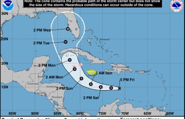 Depresión tropical se convertiría en tormenta esta noche y alertan regiones suroeste y sureste del país