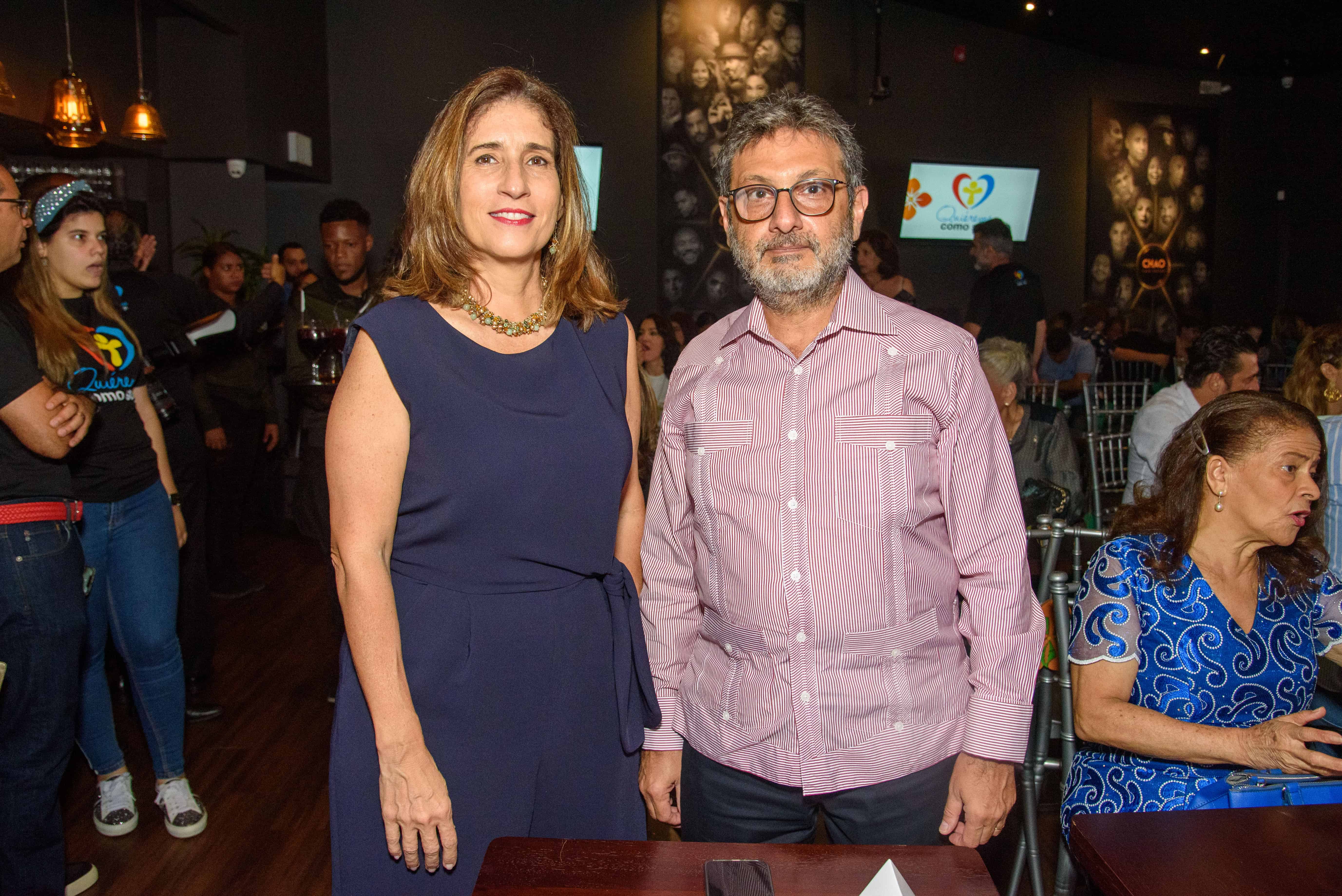 Rosario Arostegui y Carlos José Yunen.