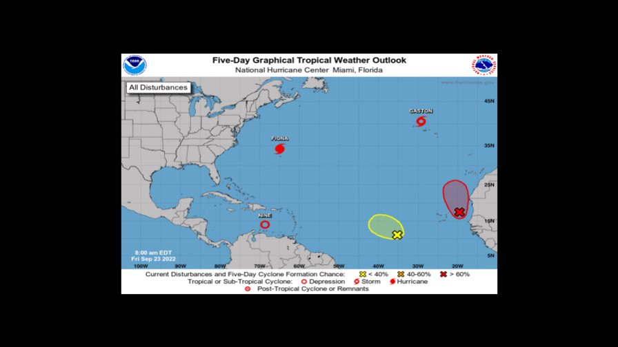 Cinco fenómenos en el Atlántico y el Caribe; uno en ruta a Cuba y Florida como posible huracán