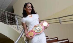 Puertorriqueña Serrano, feliz de ser una boxeadora que abre puertas a mujeres