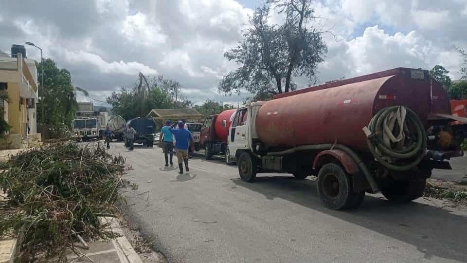 Inapa lleva agua a sectores de El Seibo afectados por el huracán Fiona