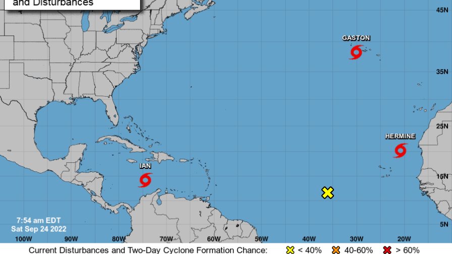 Efectos indirectos de la tormenta Ian generará lluvias en República Dominicana