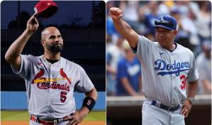 VIDEO | Dave Roberts, mánager de Dodgers, se emocionó con jonrón 700 de Pujols