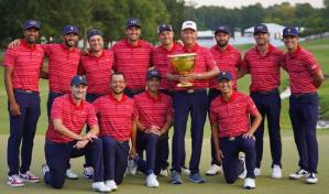 Spieth lidera 5-0 y EEUU gana la Copa Presidentes
