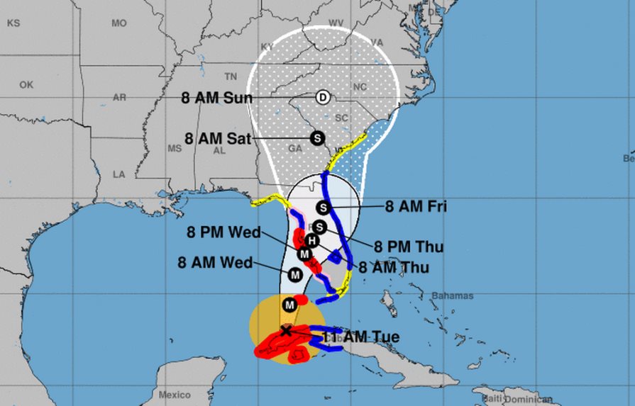 Florida se prepara para recibir inundaciones catastróficas por huracán Ian, según DeSantis
