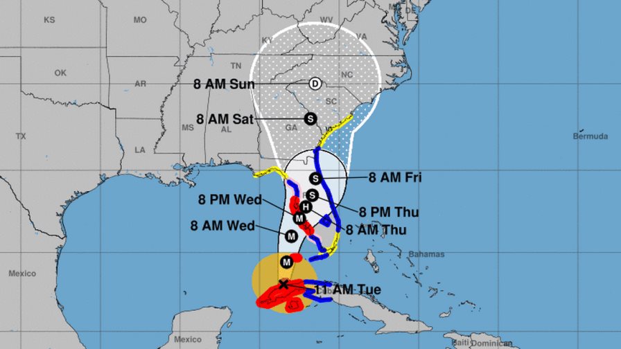 Florida se prepara para recibir inundaciones catastróficas por huracán Ian, según DeSantis