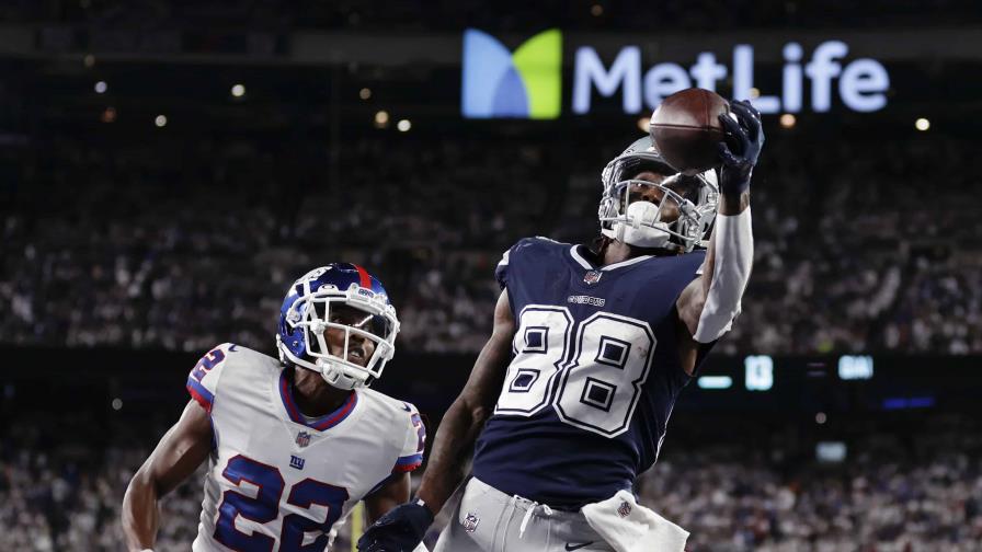 Lamb atrapa el balón con una mano y Dallas vence a Giants Lamb atrapa el balón con una mano y Dallas vence a Giants