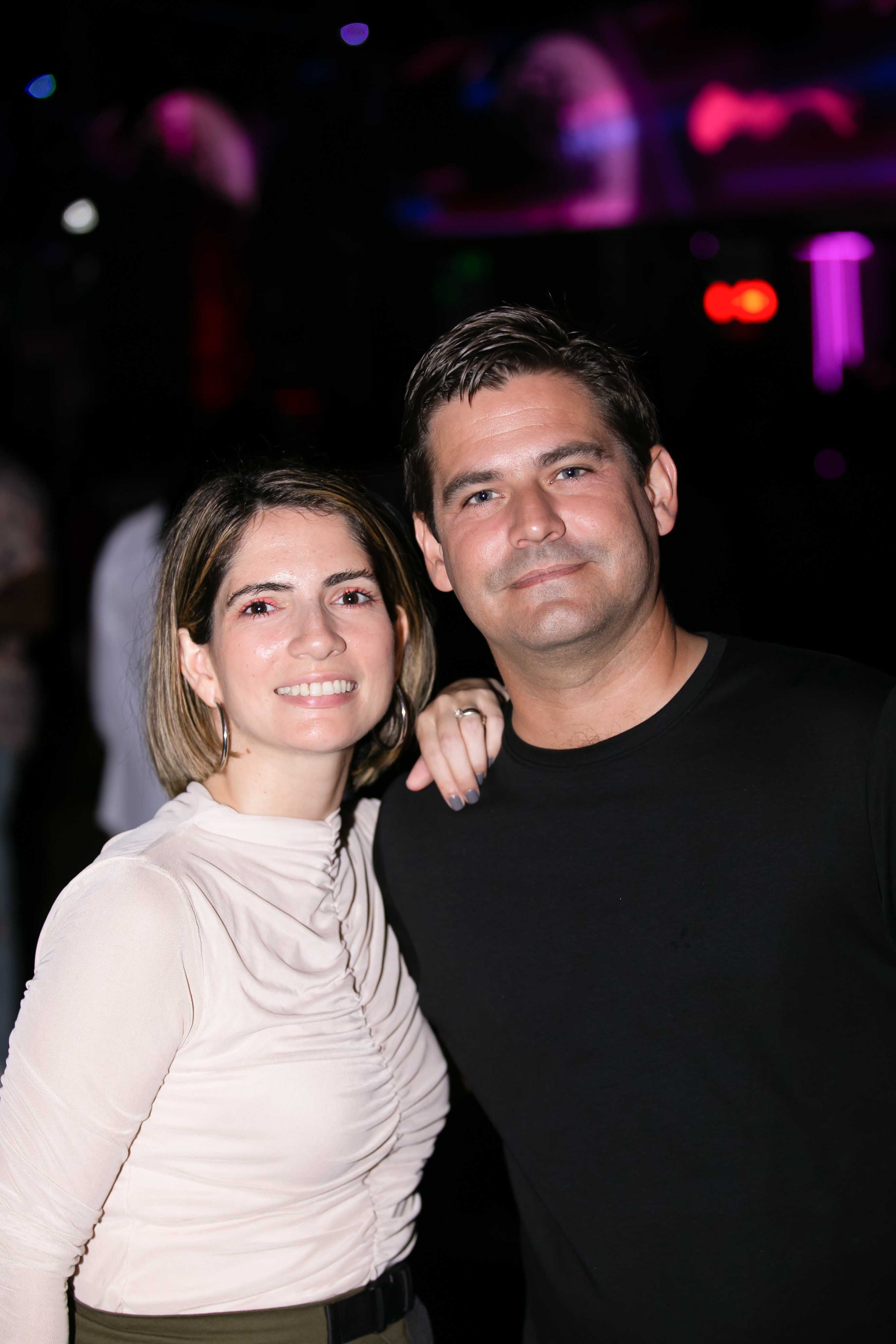 Nicole Rizik y Javier Batista.