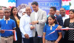 Inauguran escuela Ercilia Pepín en Manoguayabo
