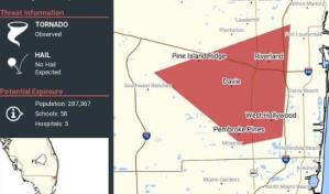 Dos tornados confirmados en Broward mientras Ian acecha a Florida como un gran huracán
