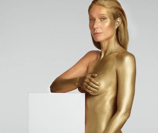Gwyneth Paltrow celebra su 50 cumpleaños convertida en una “diosa dorada”
