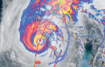 ¿A qué hora tocará tierra el ojo del huracán Ian en La Florida?