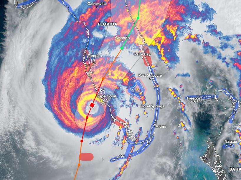 ¿A qué hora tocará tierra el ojo del huracán Ian en La Florida?