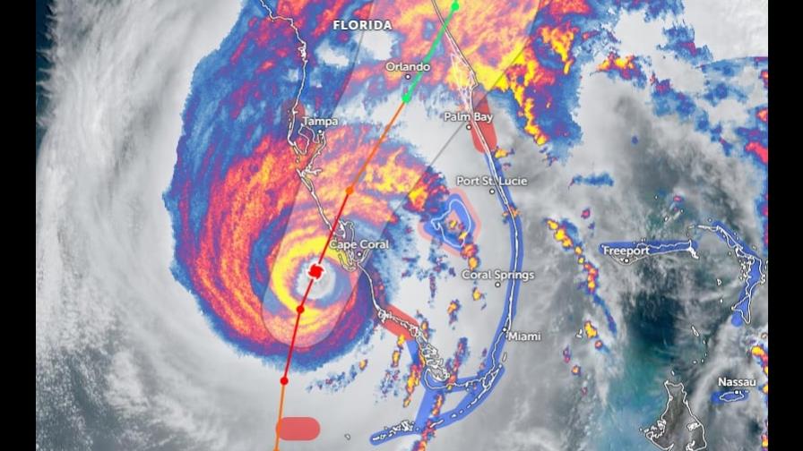 ¿A qué hora tocará tierra el ojo del huracán Ian en La Florida?