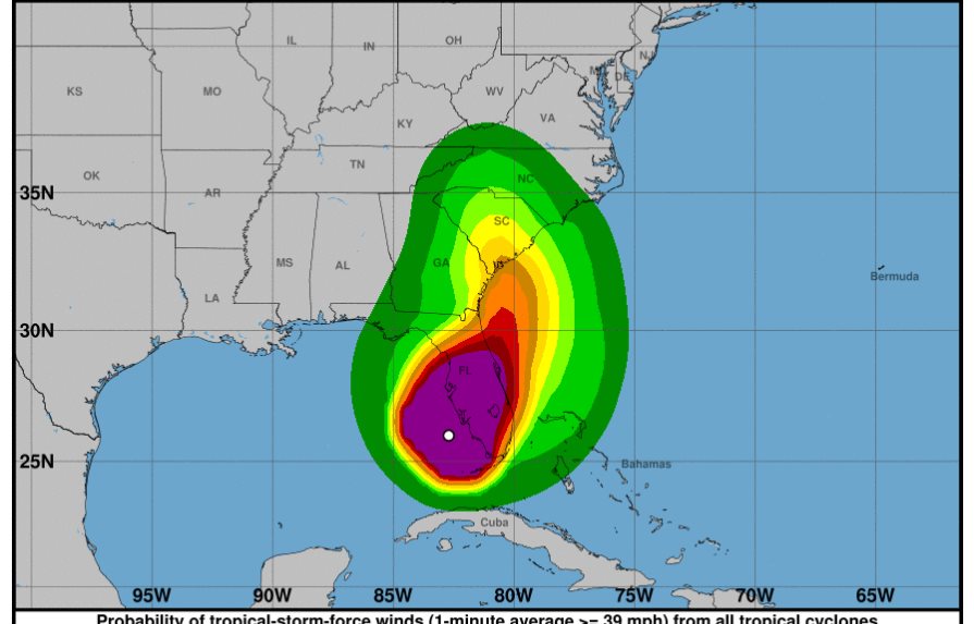 Ian toca tierra en Florida y el Centro de huracanes lo califica extremadamente peligroso