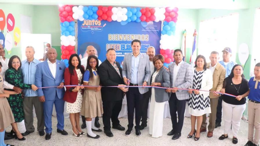 Educación inaugura Liceo Elsa María Mojica en Las Caobas