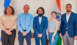 Embajador Dominicano en la India recibe bailarines hindús que estarán en Festival de Bachata en Puerto Plata