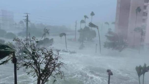 Huracán Ian azotó fuertemente a Fort Myers, Florida